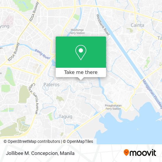 Jollibee M. Concepcion map