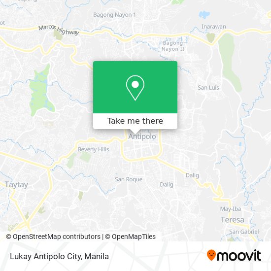 Lukay Antipolo City map
