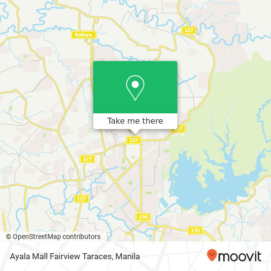 Ayala Mall Fairview Taraces map