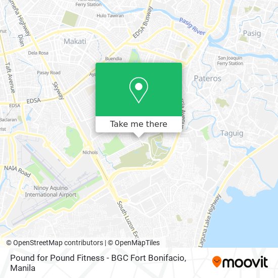Pound for Pound Fitness - BGC Fort Bonifacio map