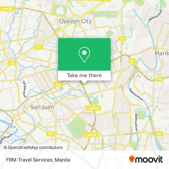 FRM Travel Services map