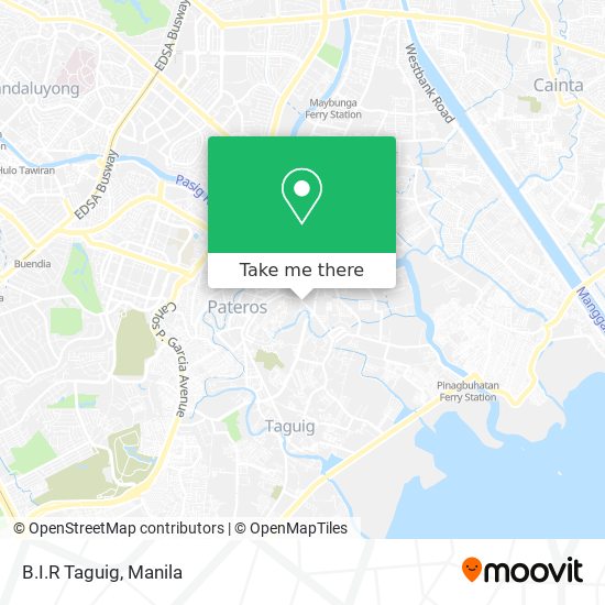 B.I.R Taguig map