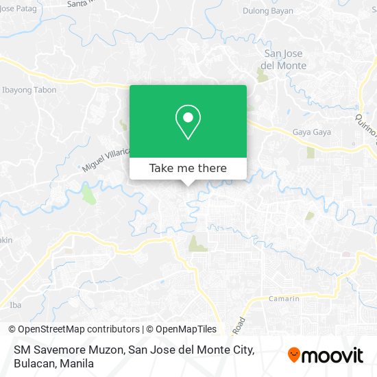 SM Savemore Muzon, San Jose del Monte City, Bulacan map