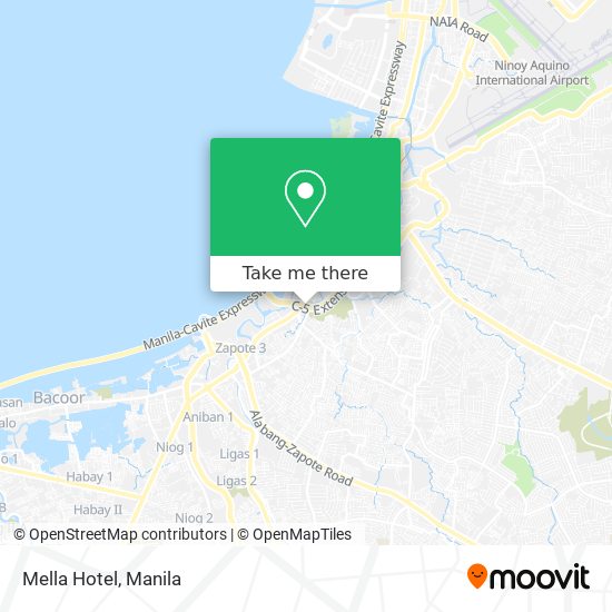 Mella Hotel map