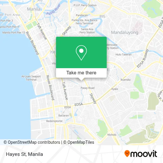 Hayes St map
