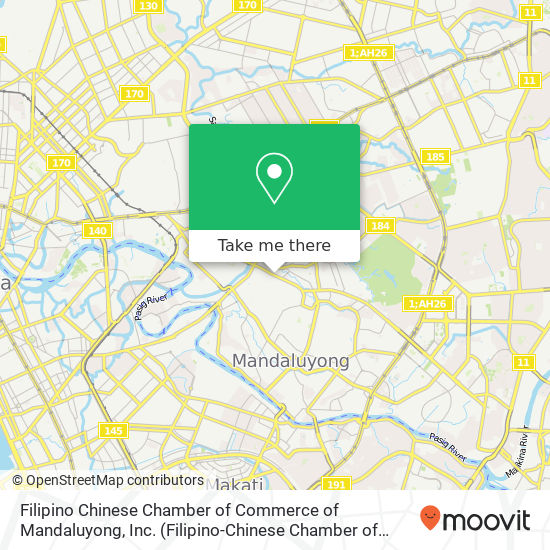 Filipino Chinese Chamber of Commerce of Mandaluyong, Inc. map