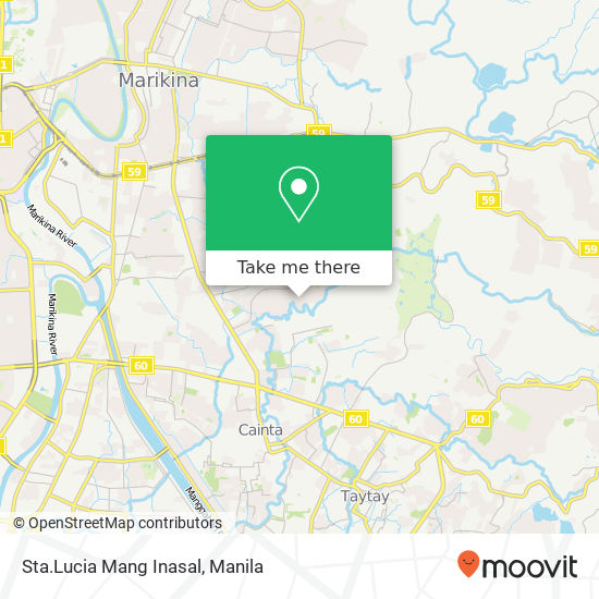 Sta.Lucia Mang Inasal map