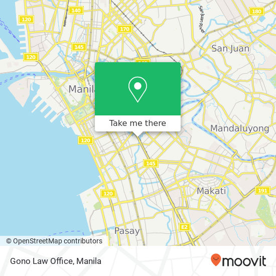 Gono Law Office map