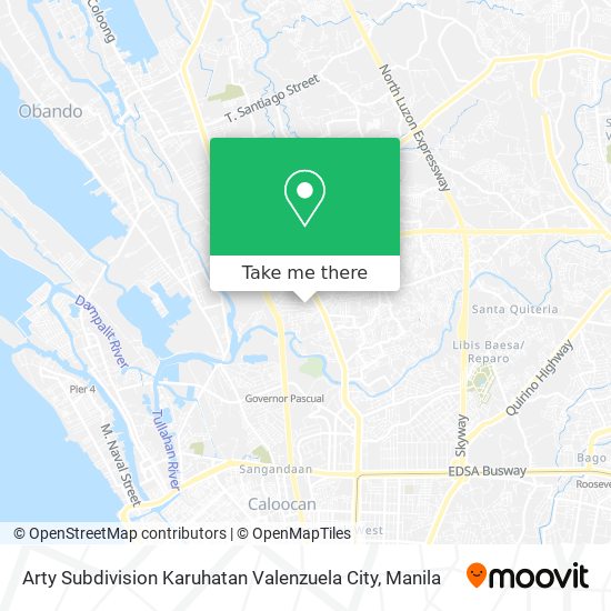 Arty Subdivision Karuhatan Valenzuela City map