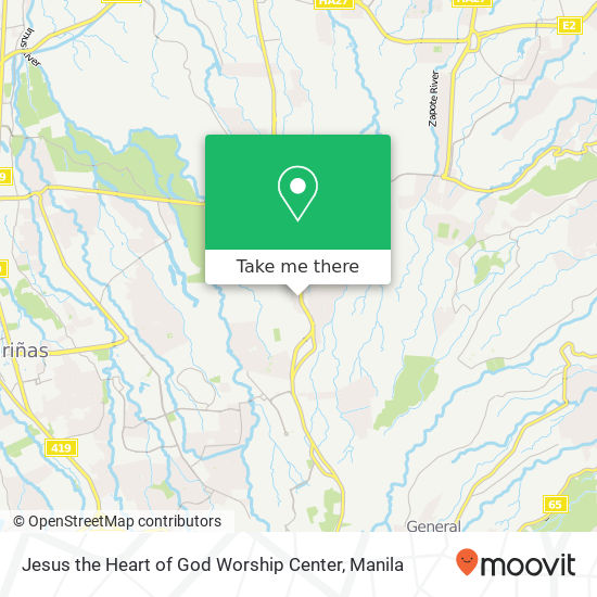 Jesus the Heart of God Worship Center map