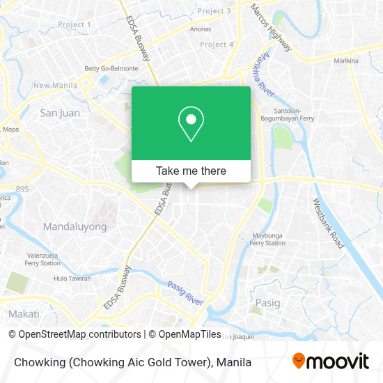 Chowking (Chowking Aic Gold Tower) map