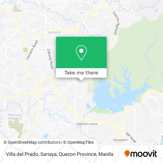 Villa del Prado, Sariaya, Quezon Province map