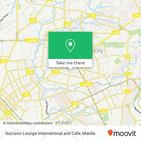 Success Lounge International and Cafe map