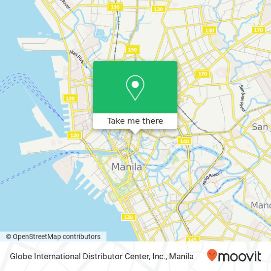 Globe International Distributor Center, Inc. map