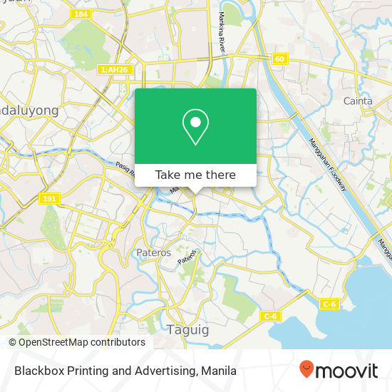 Blackbox Printing and Advertising map