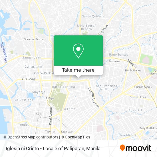 Iglesia ni Cristo - Locale of Paliparan map