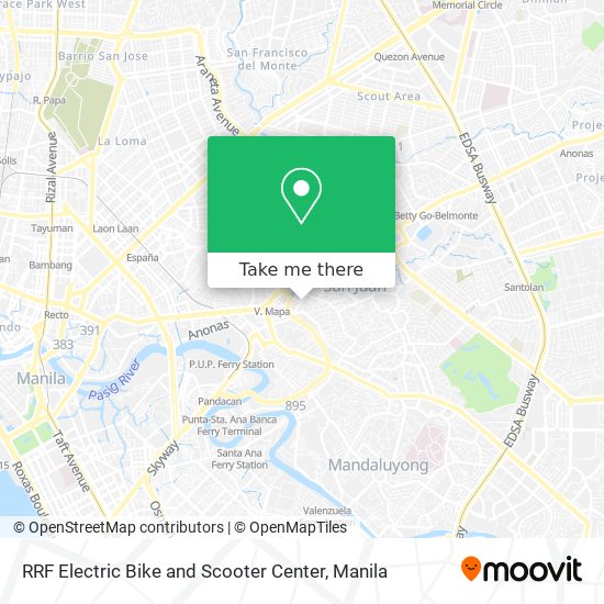 RRF Electric Bike and Scooter Center map