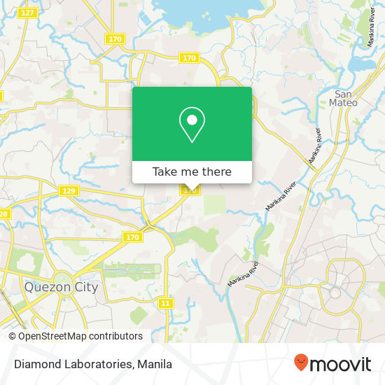 Diamond Laboratories map