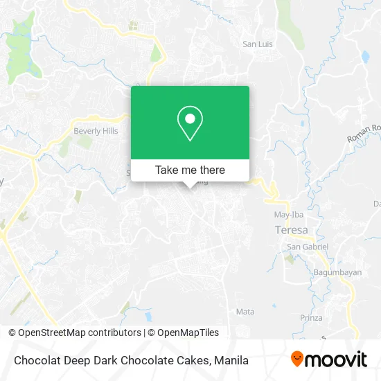Chocolat Deep Dark Chocolate Cakes map