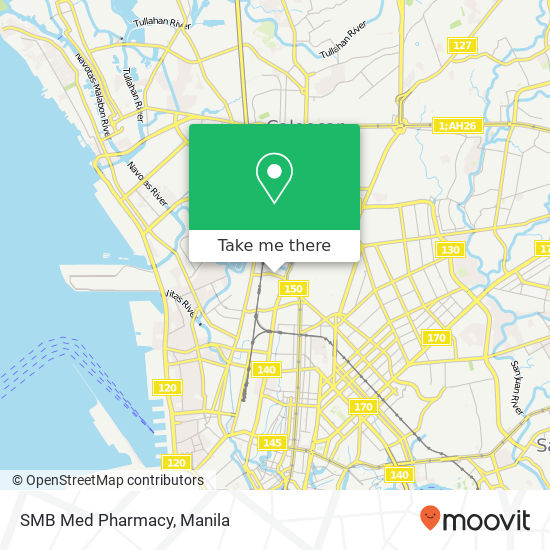 SMB Med Pharmacy map
