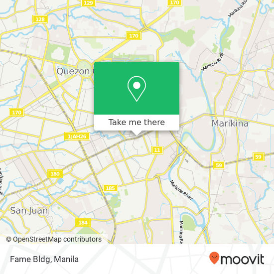 Fame Bldg map