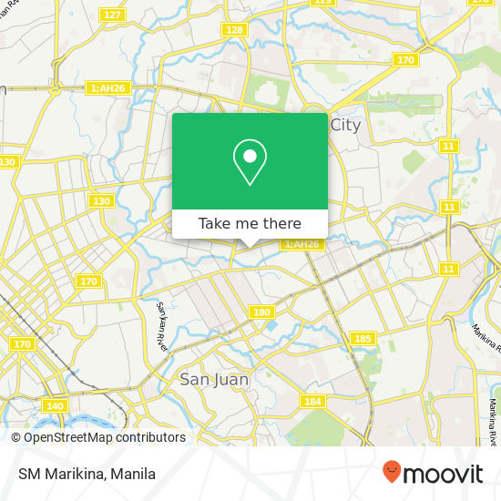 SM Marikina map