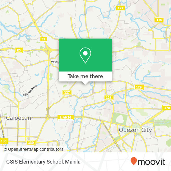 GSIS Elementary School map