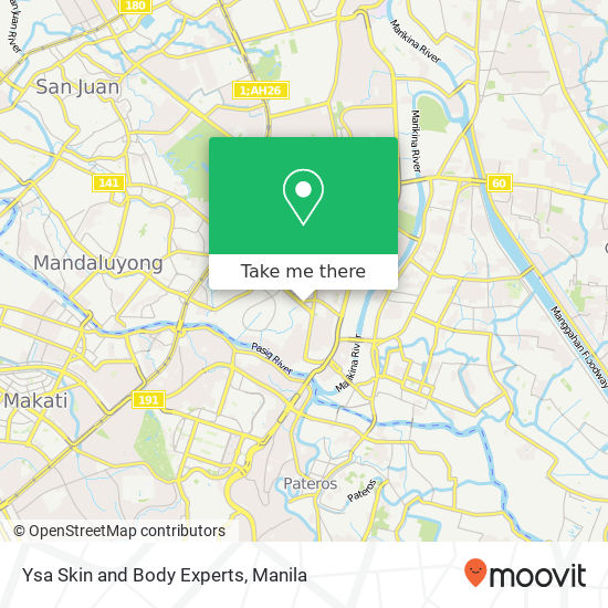 Ysa Skin and Body Experts map