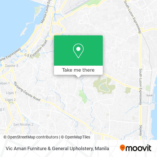 Vic Aman Furniture & General Upholstery map