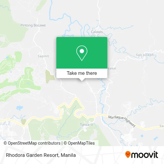 Rhodora Garden Resort map