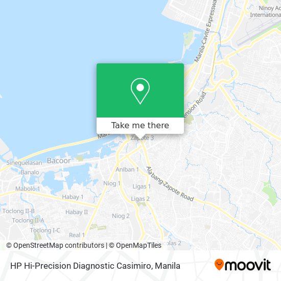 HP Hi-Precision Diagnostic Casimiro map