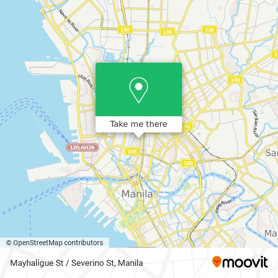 Mayhaligue St / Severino St map