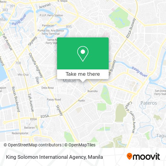 King Solomon International Agency map