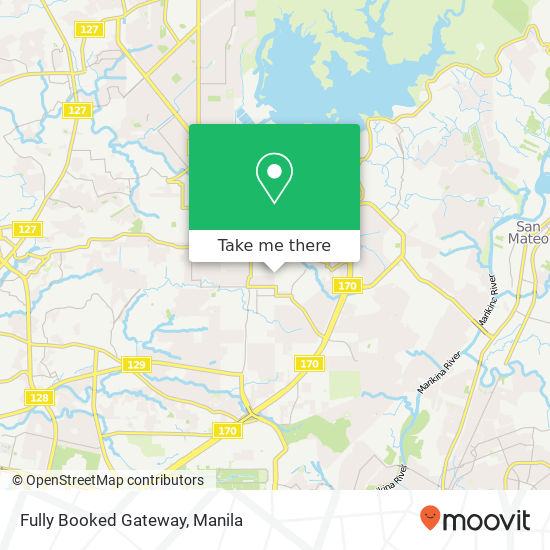 Fully Booked Gateway map