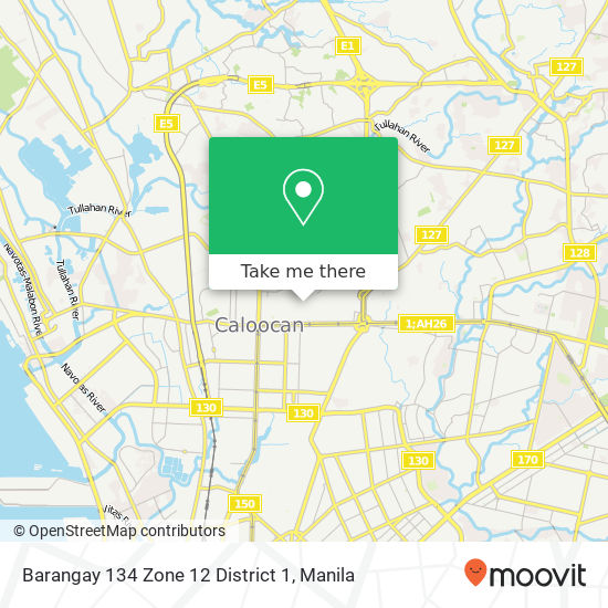 Barangay 134 Zone 12 District 1 map
