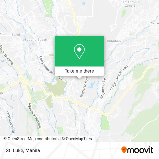 St. Luke map