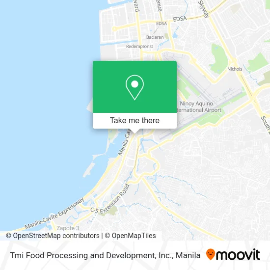 Tmi Food Processing and Development, Inc. map