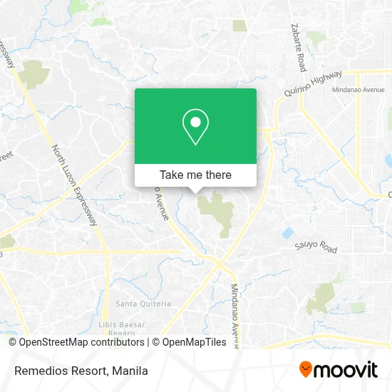 Remedios Resort map