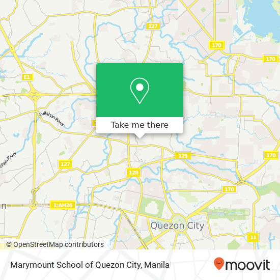 Marymount School of Quezon City map