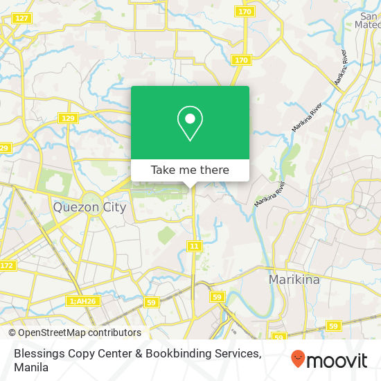 Blessings Copy Center & Bookbinding Services map