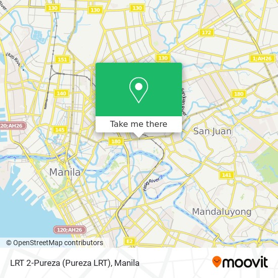 LRT 2-Pureza (Pureza LRT) map