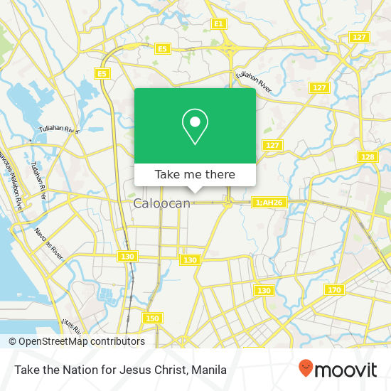 Take the Nation for Jesus Christ map