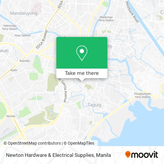 Newton Hardware & Electrical Supplies map