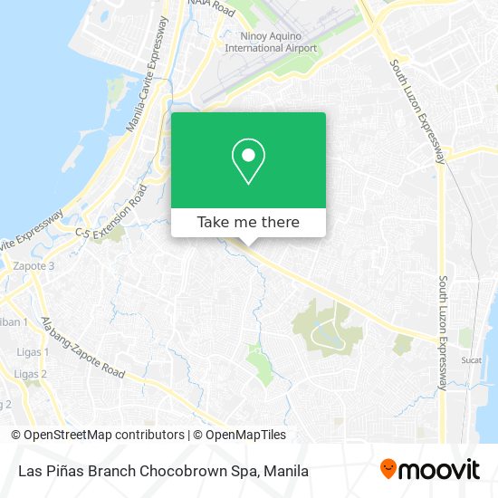 Las Piñas Branch Chocobrown Spa map