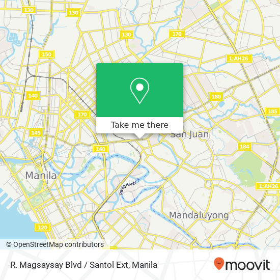 R. Magsaysay Blvd / Santol Ext map