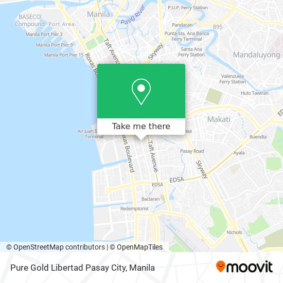 Pure Gold Libertad Pasay City map