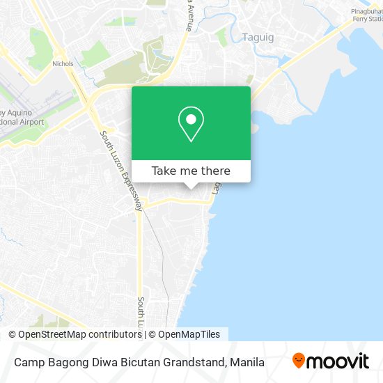 Camp Bagong Diwa Bicutan Grandstand map