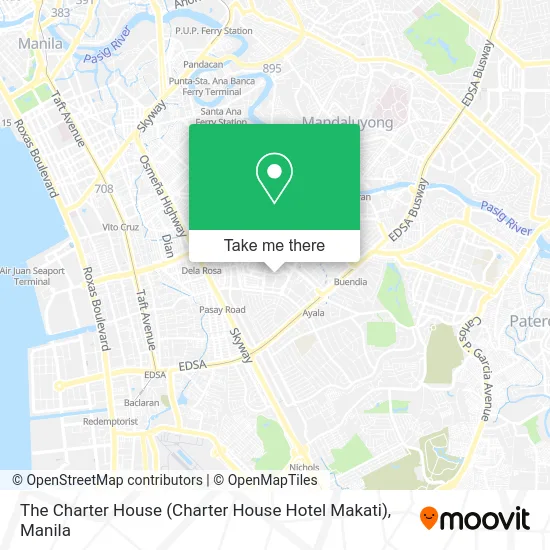The Charter House (Charter House Hotel Makati) map