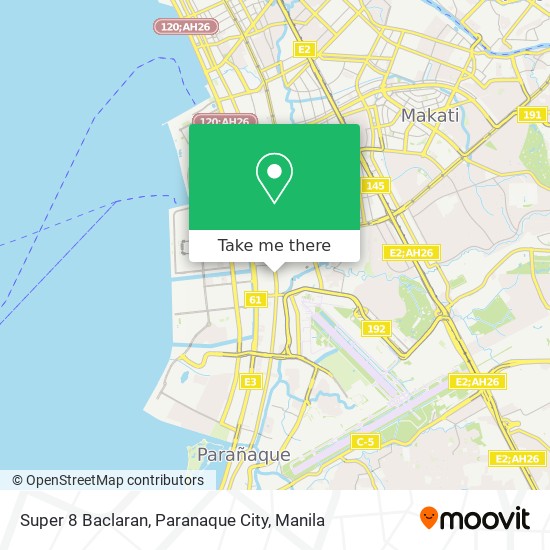 Super 8 Baclaran, Paranaque City map