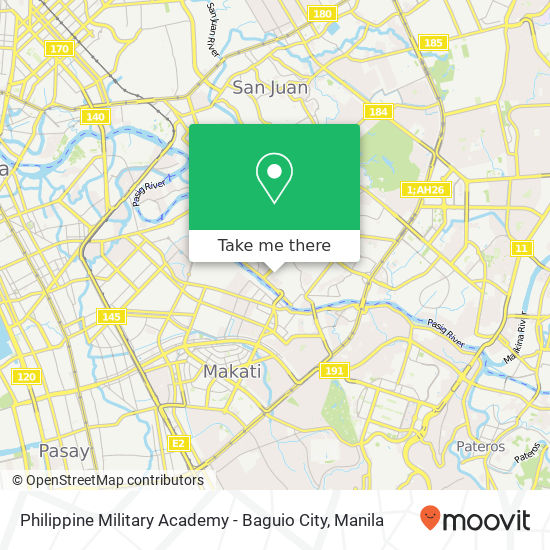 Philippine Military Academy - Baguio City map